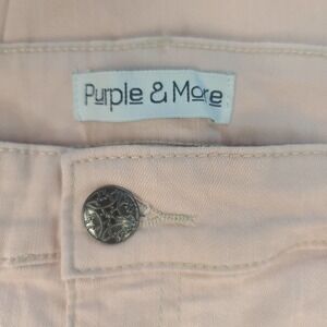 Purple & More Pink Straight Leg Jeans Size 14